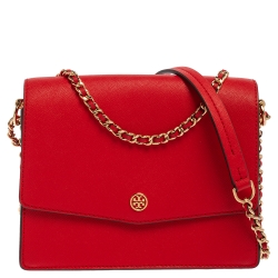 Tory Burch Red Leather Parker Chain Shoulder Bag Tory Burch | TLC