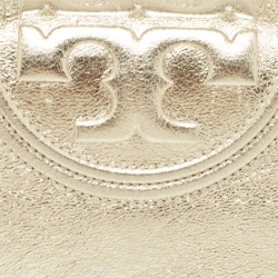 مملوكة مسبقًا Tory Burch Gold Leather Fleming Shoulder Bag