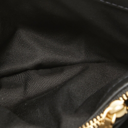 Pre Owned Tory Burch Black Quilted Leather Kira Clutch Bag
