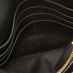 Pre Owned Tory Burch Black Quilted Leather Kira Clutch Bag
