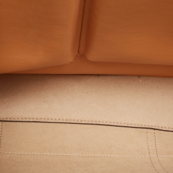 مملوكة مسبقًا Tory Burch Tan/Beige Canvas Logo Triple-Compartment Perry Tote