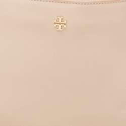 Pre Owned Tory Burch Blush Pink Saffiano Leather Large York Buckle Tote