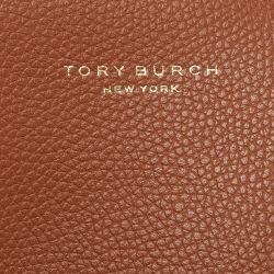 Tory Burch Brown Leather Large Triple Compartment Perry Tote