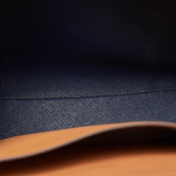 Pre Owned Tory Burch Beige Leather Triple Compartment Perry Tote