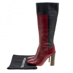 مملوكة مسبقًا بوت لمنتصف الساق توري برش أليسيا لونين كعب مربع مقاس 39