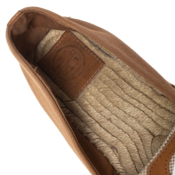 Pre Owned Tory Burch 2 Tone Canvas Espadrilles Flats Size 39