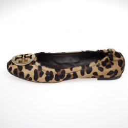 Pre Owned Tory Burch Pony Hair Reva Ballet Flats Size 40.5