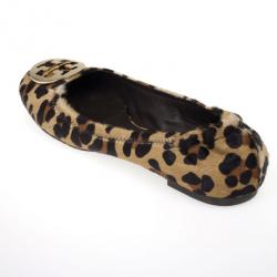 Pre Owned Tory Burch Pony Hair Reva Ballet Flats Size 40.5