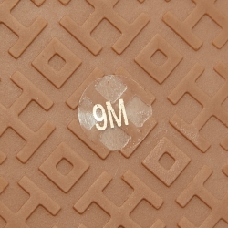 مملوكة مسبقًا Tory Burch Brown Leather Gabriel Ballet Flats Size 39.5