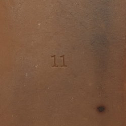 مملوكة مسبقًا حذاء باليرينا فلات توري برش مجعد ريفا جلد ذهبي مقاس 39