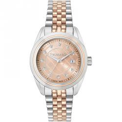 Trussardi Pink Gold Stainless Steel Galleria Women's Wristwatch 38.5MM