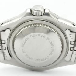 Pre Owned Tudor Blue Stainless Steel Prince Oyster Date 96090 Women's Wristwatch 27MM