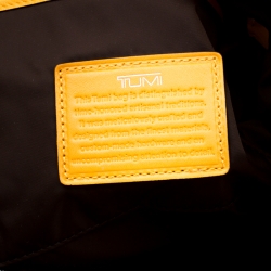 Pre Owned Tumi Mustard Leather Turin Tote