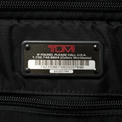 Pre Owned Tumi Black/Red Nylon Hardcase Ducati Evoluzione International Carry On Luggage