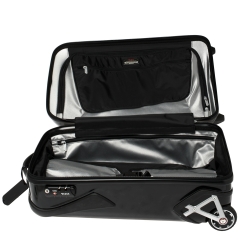 Pre Owned Tumi Black/Red Nylon Hardcase Ducati Evoluzione International Carry On Luggage