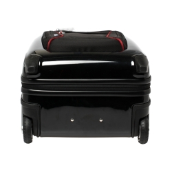 Pre Owned Tumi Black/Red Nylon Hardcase Ducati Evoluzione International Carry On Luggage