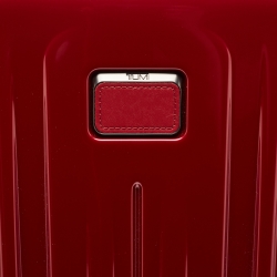 TUMI Red 4 Wheeled V4 International Expandable Carry On Luggage