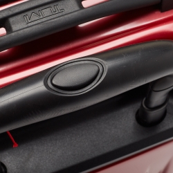 TUMI Red 4 Wheeled V4 International Expandable Carry On Luggage