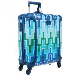 Tumi for Jonathan Adler Blue Printed Trolley