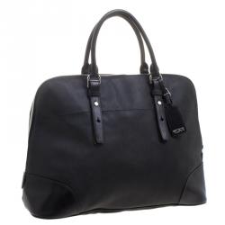 Pre Owned Tumi Black Leather Villa Nivelle Business Satchel