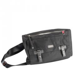Pre Owned Tumi Black Nylon Crossbody Bag