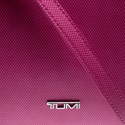 Tumi Pink Leather Slim Zip Crossbody Bag