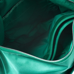 Pre Owned Tumi Green Nylon Sumatra Crossbody Bag