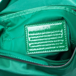 Pre Owned Tumi Green Nylon Sumatra Crossbody Bag