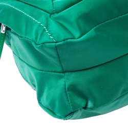 Pre Owned Tumi Green Nylon Sumatra Crossbody Bag