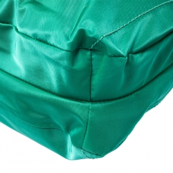 Pre Owned Tumi Green Nylon Sumatra Crossbody Bag