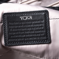 Pre Owned TUMI Black Leather Voyageur Tote