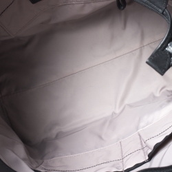 Pre Owned TUMI Black Leather Voyageur Tote