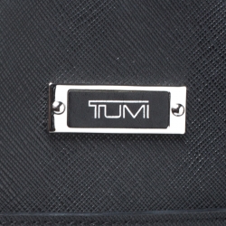 Pre Owned TUMI Black Leather Voyageur Tote