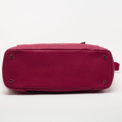 Pre Owned TUMI Pink Saffiano Leather Varek Park Tote