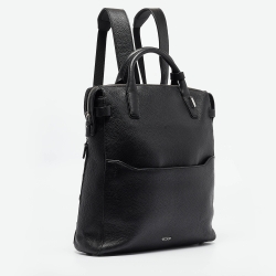 Pre Owned TUMI Black Leather Stanton Backpack