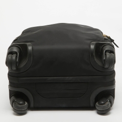 Pre Owned TUMI Black Nylon 4 Wheeled Voyageur Oslo Compact Carry On Luggage
