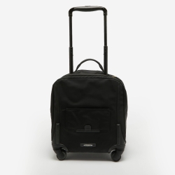 Pre Owned TUMI Black Nylon 4 Wheeled Voyageur Oslo Compact Carry On Luggage