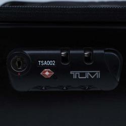 Pre Owned Tumi Black Tegra-Lite Carry-On Trolley