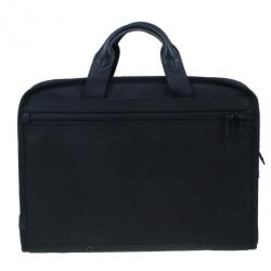 Pre Owned Tumi Black Alpha T-Pass Expandable Laptop Briefcase