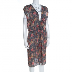 Pre Owned Isabel Marant Etoile Multicolor Drecious Floral Printed Dress L
