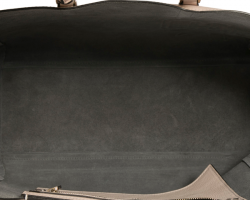 Pre Owned Anya Hindmarch Beige Phwoar Leather Featherweight Ebury Tote