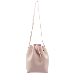 Mansur Gavriel Pink Leather Bucket Bag  