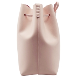 Mansur Gavriel Pink Leather Bucket Bag  