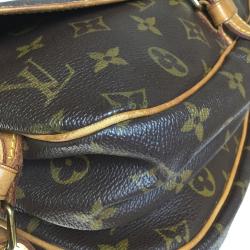 Pre Owned Louis Vuitton Monogram Canvas Saumur 30 Bag