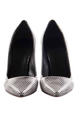 Pre Owned Proenza Schouler Monochrome Leather Pumps Size 37