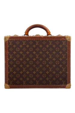 Pre Owned Louis Vuitton Monogram Canvas Cotteville 40 Carry On Luggage Trunk