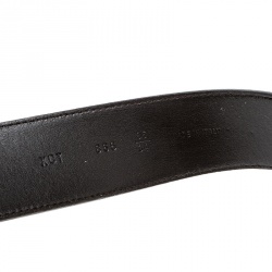 Pre Owned Valentino Light Beige Suede Bee Buckle Belt 85cm