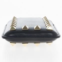 مملوكة مسبقًا Valentino Black Leather Rockstud iPhone 5/5S Case