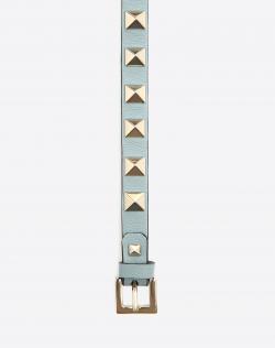 Pre Owned Valentino Nube Leather Rockstud Bracelet