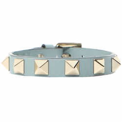 Pre Owned Valentino Nube Leather Rockstud Bracelet